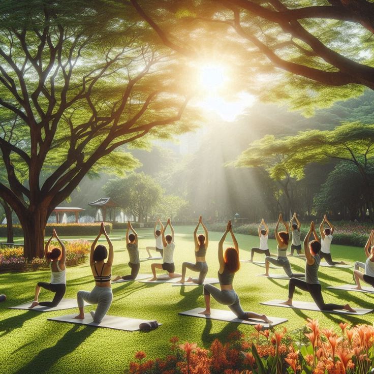 Person stretching outdoors during an early morning active living session in Minneapolis